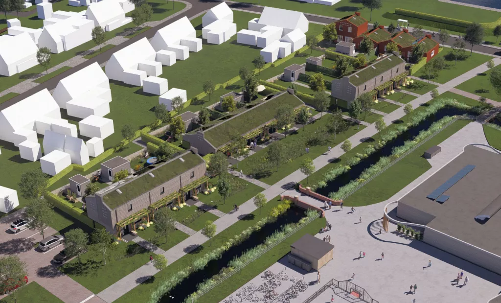 Afbeelding Van De Nieuwe Situatie Aan De Zuiderstraat